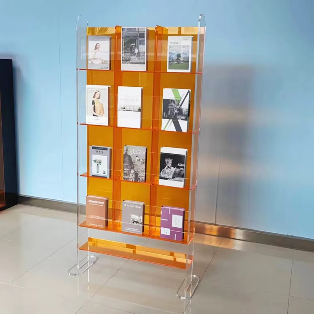 Sustainable Living Usa - Modern Minimalist Transparent Acrylic 5-Tier Waterproof