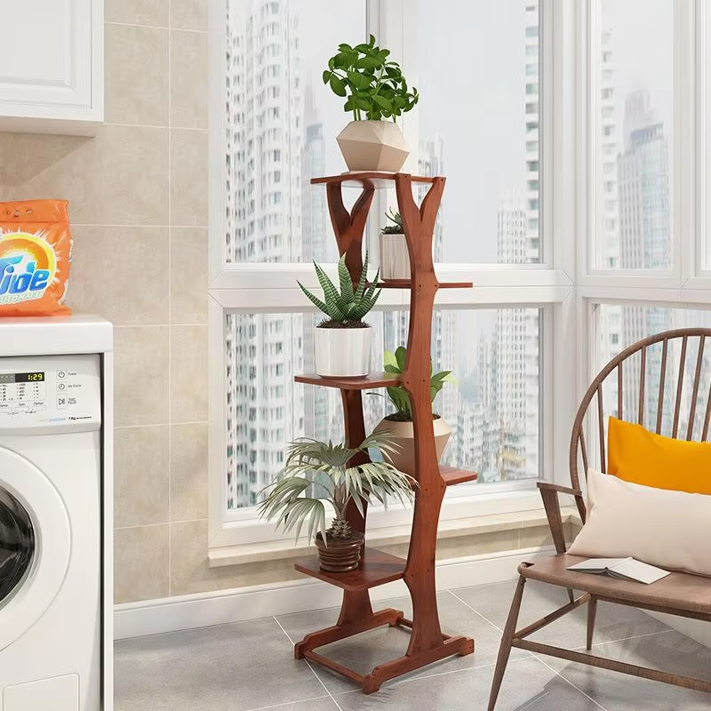 Sustainable Living Usa - Bamboo Plant Stand Modern Style Living